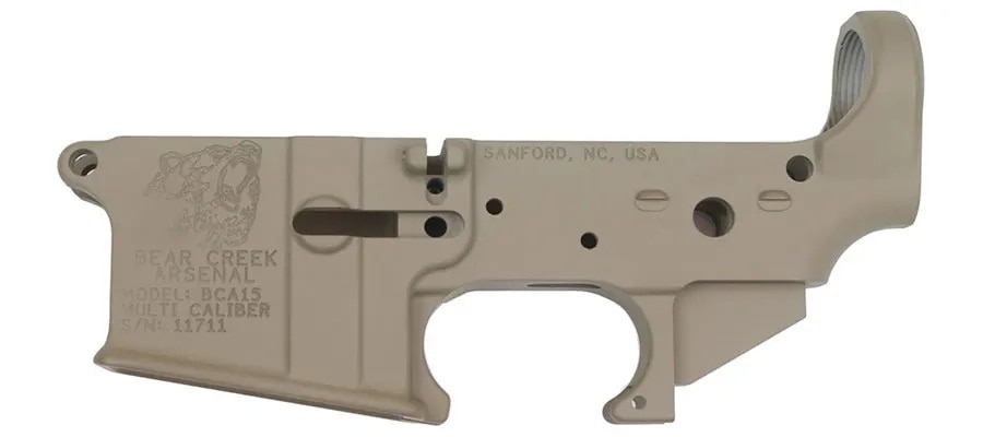 Bear Creek Arsenal AR-15 Lower Receiver - FDE